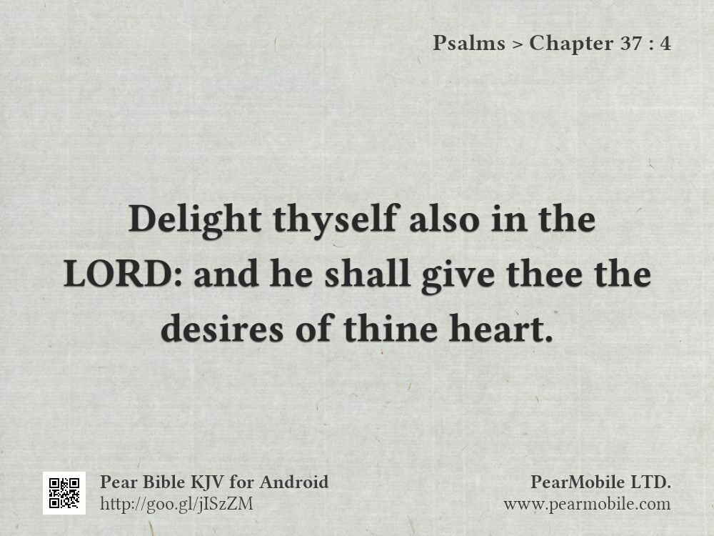 Psalms, Chapter 37:4
